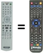 Replacement remote control RMT-180 P