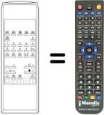 Replacement remote control TC 142