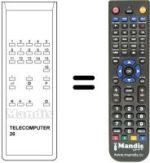 Replacement remote control 701308078