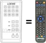 Replacement remote control TELEOPTIMAT 8