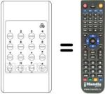 Replacement remote control UNIVERSUM 9262247