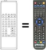 Replacement remote control TM 99