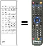 Replacement remote control 75 5167