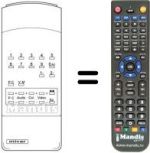 Replacement remote control TT 21