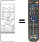 Replacement remote control TV 12