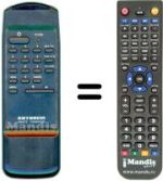Replacement remote control UFD 93