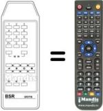 Replacement remote control UKV 116