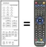 Replacement remote control UNIVERSUM 7262355