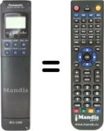 Replacement remote control Panasonic NV-F55