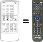 Replacement remote control GALAXY VH 221 RC