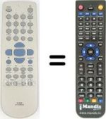 Replacement remote control VRF 2 PA
