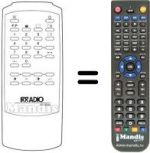 Replacement remote control VS 079 B