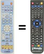 Replacement remote control Yamaha PVXS-120