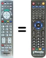 Replacement remote control National TX-P42GT30E