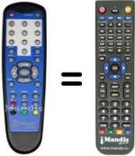 Replacement remote control Metronic 441525