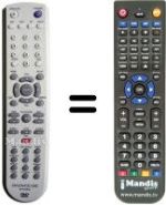 Replacement remote control Daewoo DHR 7105