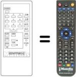 Replacement remote control FRACARRO PL 3000