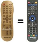 Replacement remote control Manhattan DSR 5500