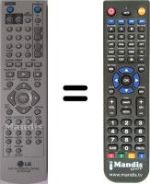 Replacement remote control Goldstar V 180