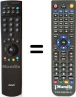 Replacement remote control Loewe XEMIS 5006 DD