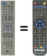 Replacement remote control Goldstar DR-4800