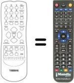 Replacement remote control Yamaha S510