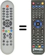 Replacement remote control Triax DVB 152