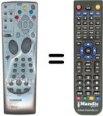 Replacement remote control Hifivox DTH 5400