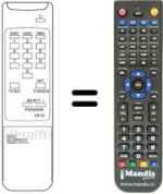 Replacement remote control Aristona STU-803