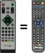 Replacement remote control Metronic ZAP BOX FIRST