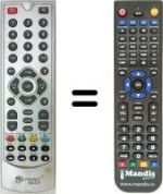 Replacement remote control Metronic ZAP BOX EH-M1