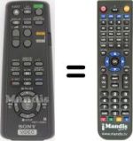 Replacement remote control RMT-V256A