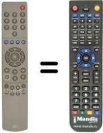 Replacement remote control Sinudyne 29F2A