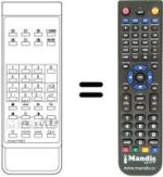 Replacement remote control Sanyo CEP3021TX