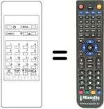 Replacement remote control Audiosonic KBB1574