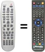 Replacement remote control Daewoo SD7200
