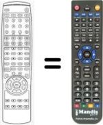 Replacement remote control Aeg 8482501