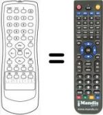 Replacement remote control Aeg RC1123703 / 00