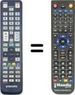 Replacement remote control Samsung UE46C5100QW/XZG
