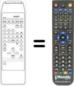 Replacement remote control RC51331