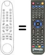 Replacement remote control RCM-B