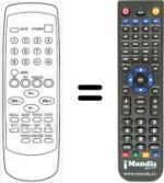 Replacement remote control RC34-4S