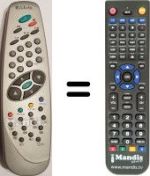 Replacement remote control Bluesky RC1040