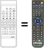 Replacement remote control REMCON1373