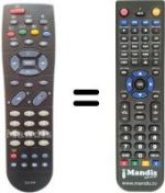 Replacement remote control Hitachi X100105