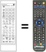 Replacement remote control Hitachi C28P510VT