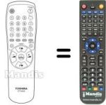 Replacement remote control CT-816