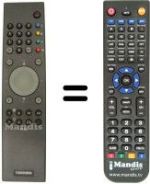 Replacement remote control CT-822