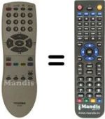 Replacement remote control CT-833