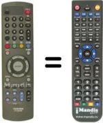 Replacement remote control CT-90002